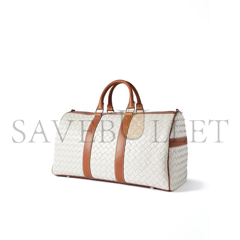 b0tt*ga Ven*ta intrecciato leather weekend bag (50*28*24cm)